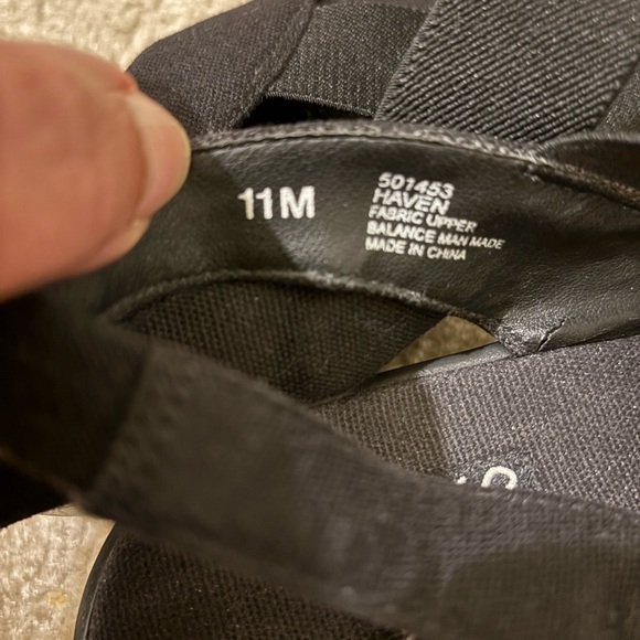 Mootsies Tootsies Black Sandals Size 11 - Picture 3 of 7